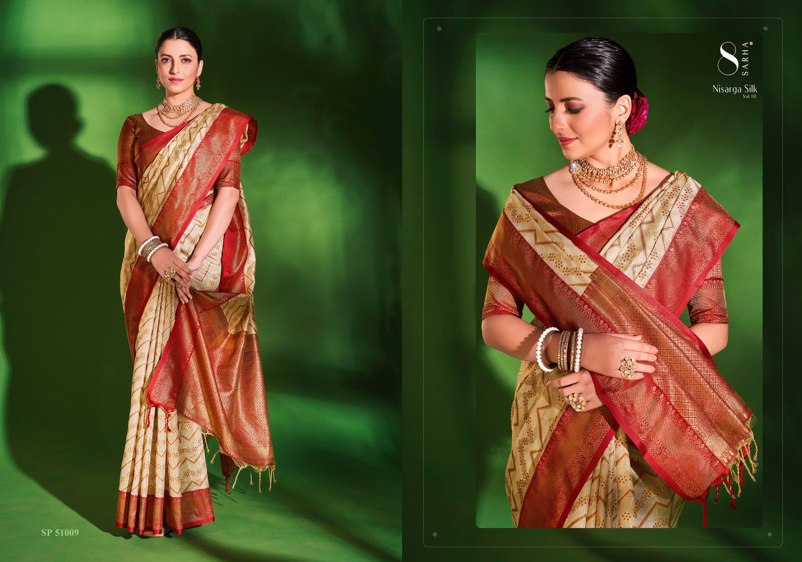 Aura sarees Nisarga Silk Vol 10